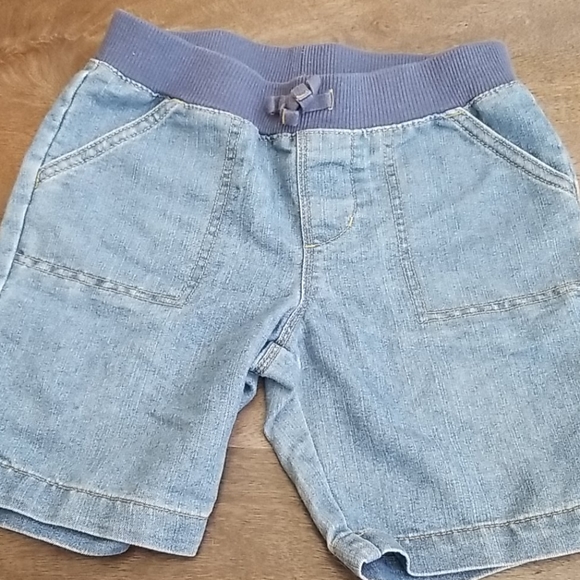 Girls Faded Glory Jean Bermuda Shorts 